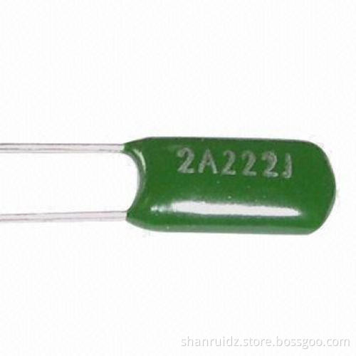Polyester Film Capacitor with Small Dissipation Factor and High-stability/Reliability